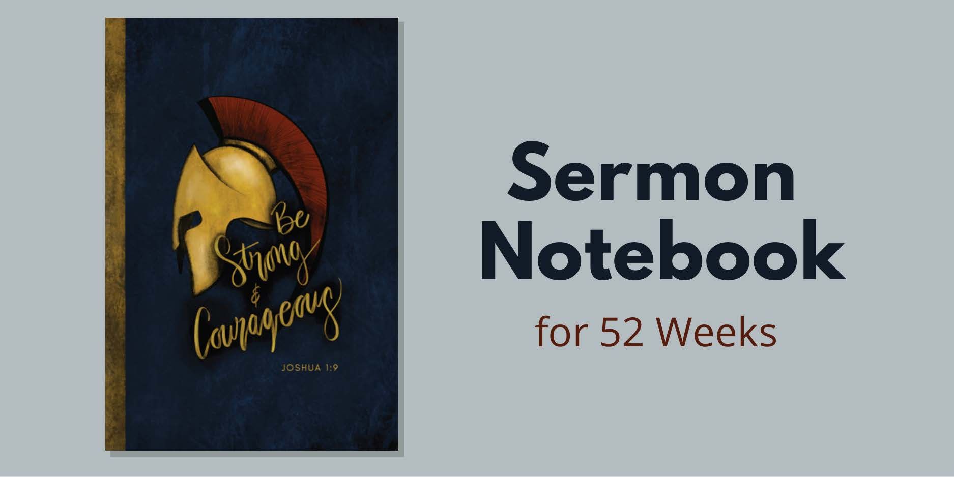 Warrior's Helmet Sermon Notebook